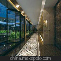 поверхность панели PE 3mm алюминиевая составная почистила щеткой анодированный