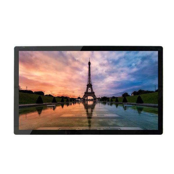 Wall Mountable Lcd Advertising Player 55 Inch Touch Screen For Bank Entrance