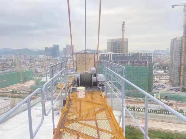 Get the Job Done Right with a 6T Yellow Second-Hand Tower Crane 17 Years of Experience