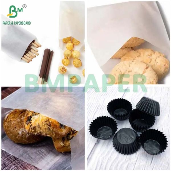 Food Safe Transparent Glassine Paper 35GSM 40GSM for Butter Wrapping