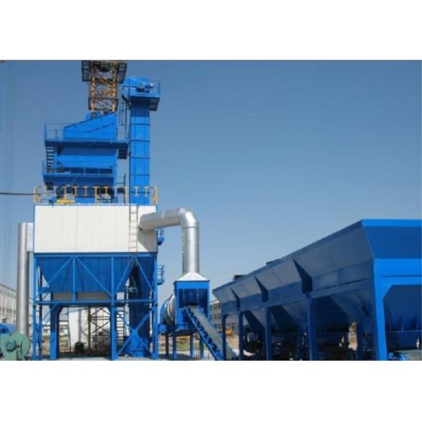 Stationary GLB -1200 asphalt batch mix plant 100 Tons Hot Bucket Elevator
