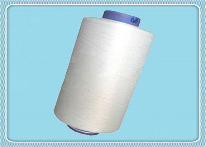 Bleached 100D/48F Recycled Polyester Yarn , Polyester Yarn Dty Breathable
