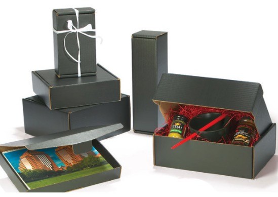 Brown Cardboard Fruit Shipping Boxes , Custom Carton Box Recyclable