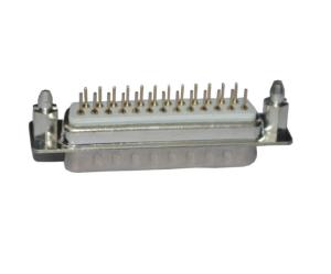 Tipo branco do DP do conector secundário do Pin D do homem 25 para o fio el