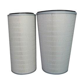 Cartouches de filtre cylindriques et coniques dans les systèmes de filtration de l'air des turbines à gaz