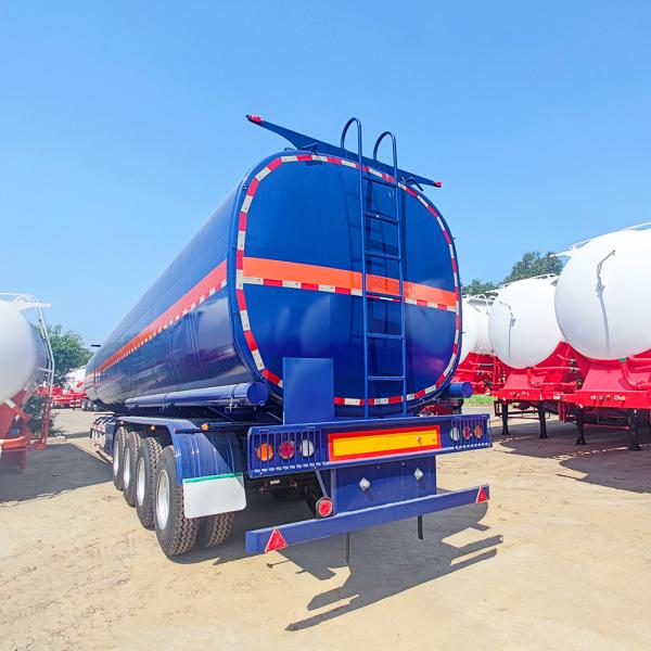 TITAN Hot Sale 3 4 Axle 40000L 45000L Diesel Oil Petroleum Fuel Tanker Trailer Tank Semi Trailer for Sale