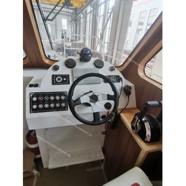 DK-CM32 9.8m Customizable Aluminum Alloy Catamaran Work Boat with Cabin