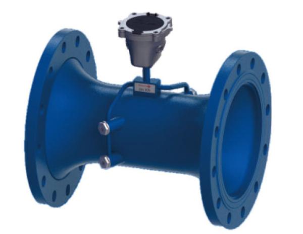 DN100 Flange Port Irrigation Water Meter Steel Housing IP68 GPRS For AMR