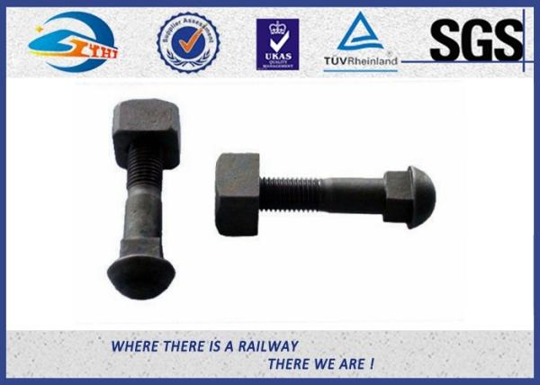 Zhongyue SGS Inspected Railway Rail Fishtail Bolt For Joint Bar