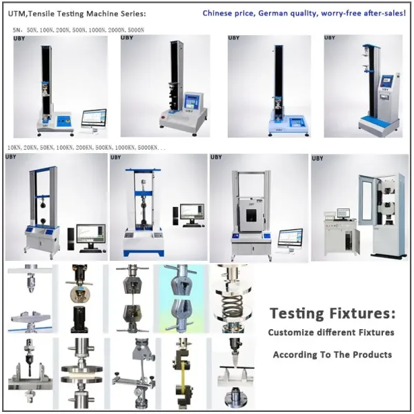 UP-2003 Universal Testing Machine with 20-100000kN Max Capacity, ±0.5% Accuracy, and Computer Control for Material Testing