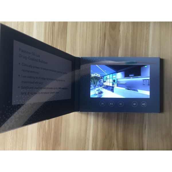 Tft Screen Personalized Video Greeting Cards Marketing With Button