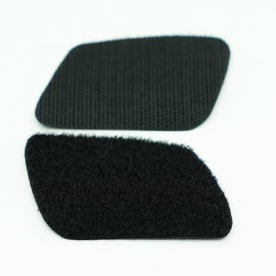 Rectangle patch crochet et boucle 25mm adhésif soutenu crochet et boucle
