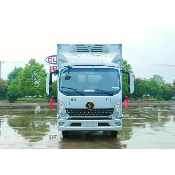 4X2 Automatic Refrigerated Truck for Fresh Fruit Delivery