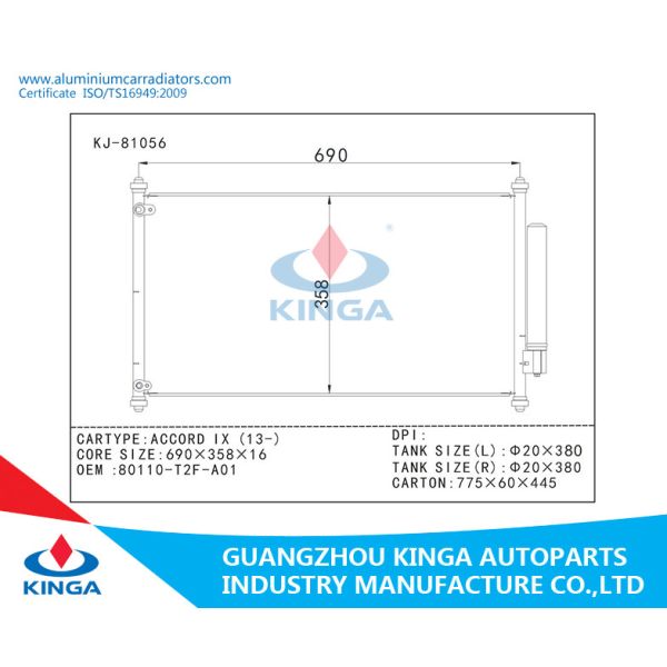 Car Air Conditioning For Honda ACCORD IX 13- OEM 80110-T2F-A01