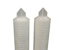 0.1 - cartouche filtrante plissée par pp de 20um OD 68.5mm pour le traitement de l'eau de RO