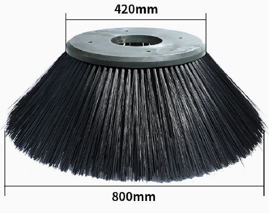 Road sweeper disc brush OD500mm sanitation vehicle disc edge brush disc brush road sweeper brush