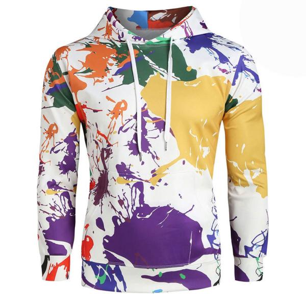 65 Cotton 35 Polyester Casual Pullover Sweater Hoodies Custom Made