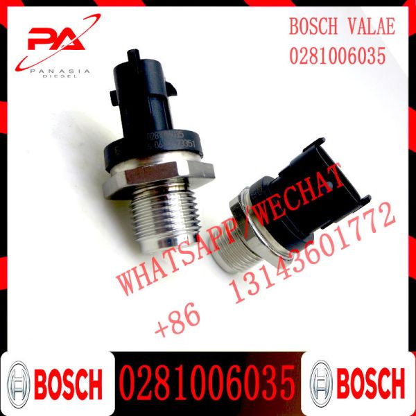 Датчик давления в топливной рампе 0281006035 для HYUNDAI KIA SEDONA III Mk II SORENTO II SPORTAGE 2,0 2,2 CRDi Diesel 31401-2F00