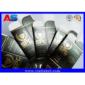 Winstrol marque sur tablette la boîte de place de papier imprimant emboutissant boîte de relief/faite sur commande d'aluminium de Goid de médecine de pilule