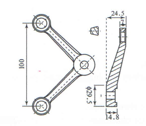 Stainless Steel Spider RS1004