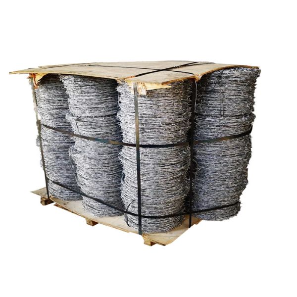 Stainless Steel Security Barbed Wire Electro Galvanized Or PVC Coated