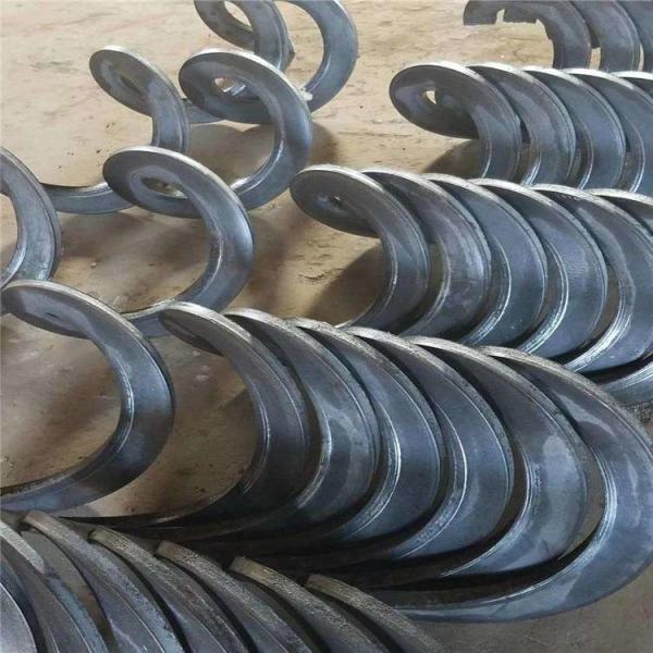 Continuous Cold Auger Blade Stainless Steel Flexible Screw Conveyor Parts
