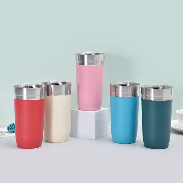 Production Stainless Steel Water Bottle 16oz Vacuum Insulated Straight Cup Tumbler