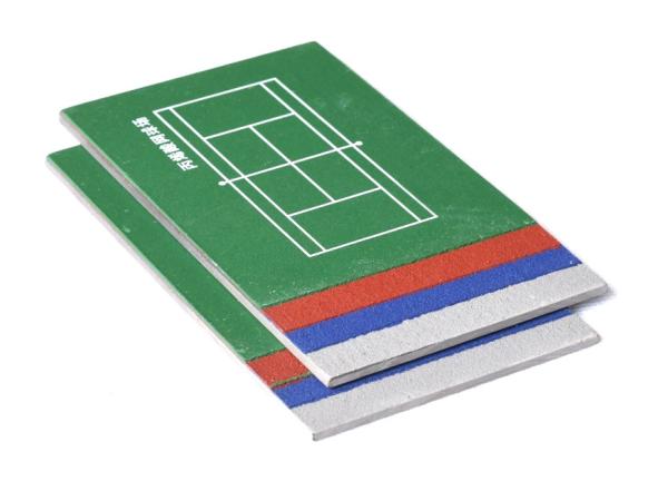 Silicon PU Acrylic Paint Basketball Court Outdoor Tennis Court Installation