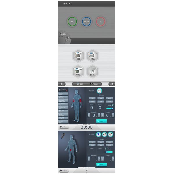 Машина Cryolipolysis крутой волны жирная замерзая на облегчение боли 1-16 Hz частоты