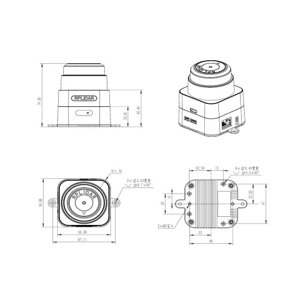 Integrated SLAM mapping sensor SparkFun Electronics SEN-15871 with advanced