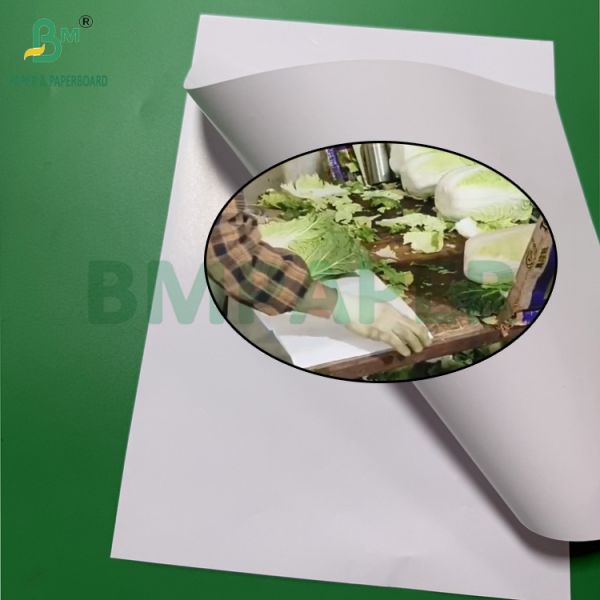 40 - 90gm Papel de envoltura de frutas blancas para uvas y verduras Embalaje resistente al agua