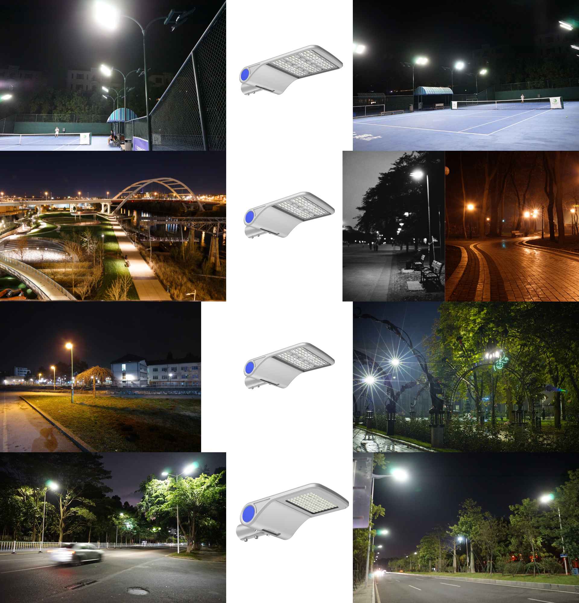 Уличный свет СИД с фотоэлементом IP66 водоустойчивым 140lm/W 80W 100W 120W Ik08 для проезжей части и парка