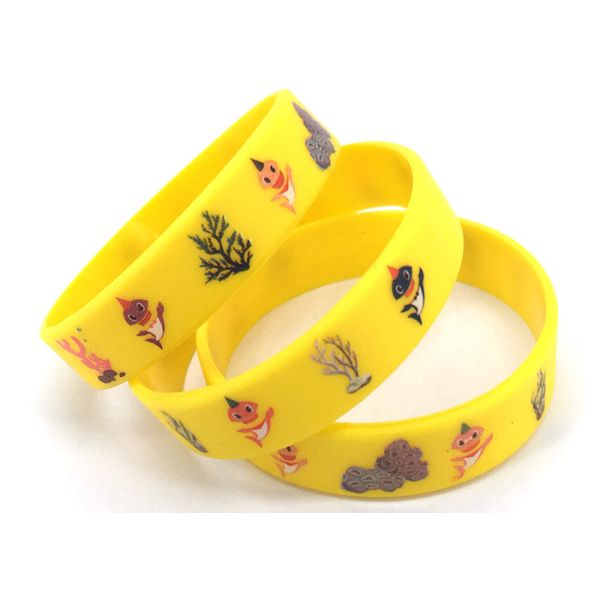 Custom shark sport Silicone Bracelet Rubber Wrist Strap constellation bracelet