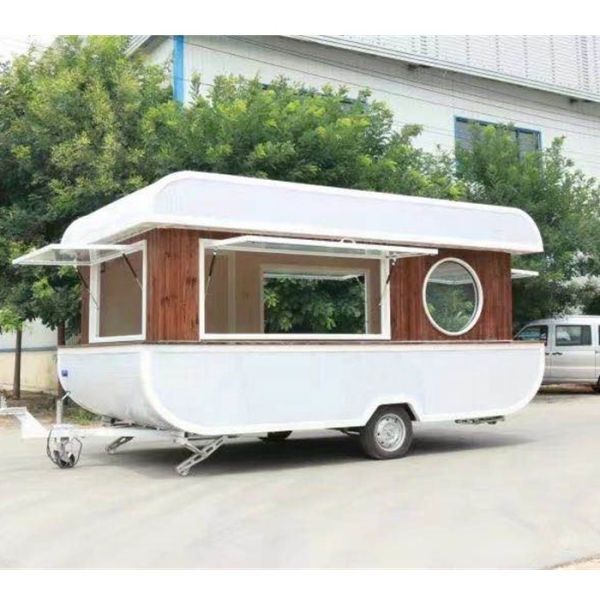 Directly Sell Mobile Catering Food Kiosk Fast Food Trailer with Stainless Steel