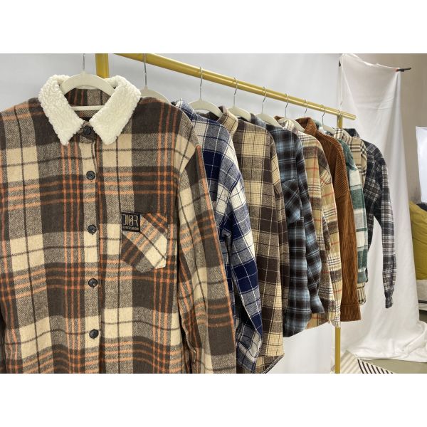 Men's Women's Old Winter Shirts Slim Fit Fashion Autumn Winter Versatile Sizes