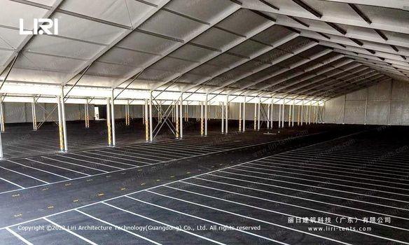 DIN4102 Fire Retardant Outdoor Warehouse Tent With PVC Sidewall