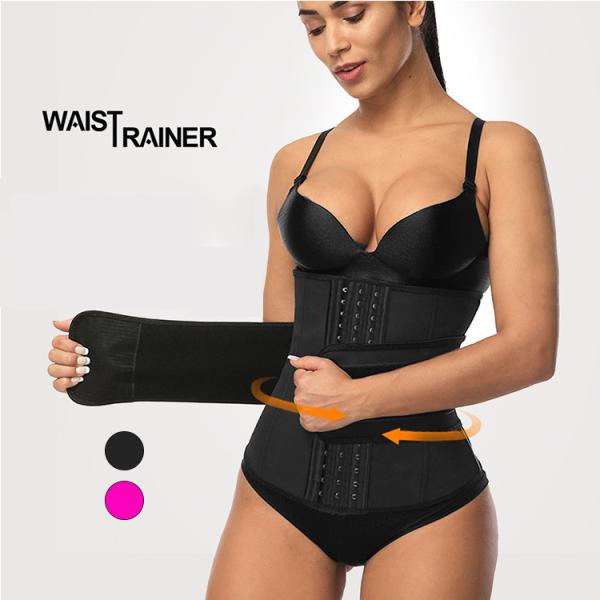 Nonwoven Weaving Method Red Waist Trainer for Women HEXIN High Waist Tummy Control