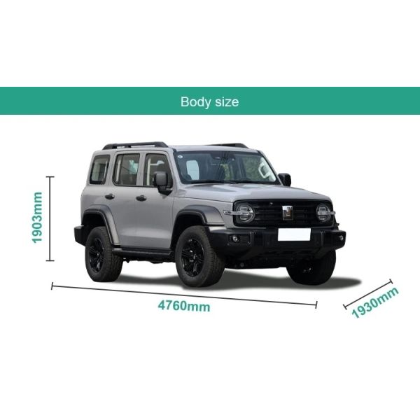 167KW Maximum Power Left Steering Tank 300 Off Road SUV for Your Customer Requirements