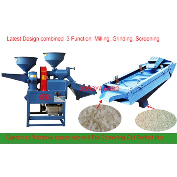 Nouvelle conception de tamis vibrant combiné à une rizerie