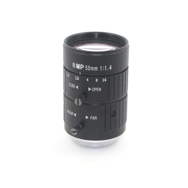 8MP 4K 50mm F1.4 Manual ITS Road Traffic Surveillance CCTV Lens C Mount for 5MP 6MP 8 Megapixel HD Box Body Camera
