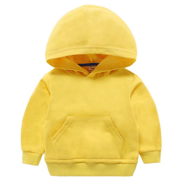 7Y-8Y Spring Children's Clothing Solid Color Boys Hoodies & Sweatshirt