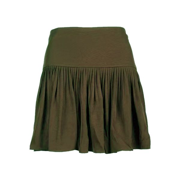 Stretchy Maternity Skirt with Liner - For All Stages of Pregnancy (6 Colors)