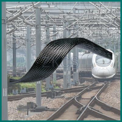 High performance PET sleeve elastic braided cable sleeve for railway