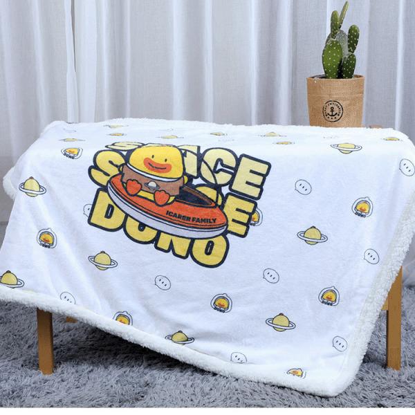 2 Layer Flannel Throw Blanket Bulk Diy Children Colourful 30X40 Inch 100 Polyester