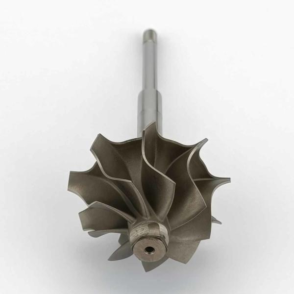 MS-TECH Turbo T2 eixo de roda da turbina 435354-0010 Ind 53 mm Exd 38.55 mm As lâminas9