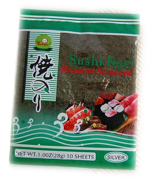 28g Kosher Yaki Nori Seaweed 10 Sheets With Original Wrapper