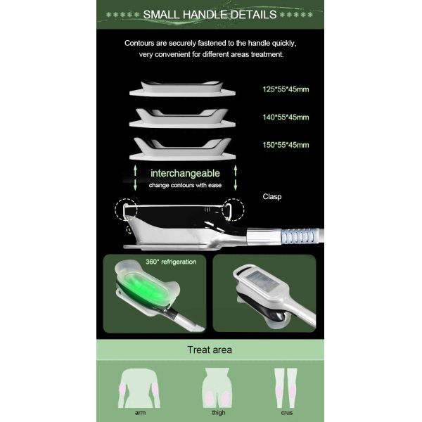 5 Handles Cryolipolysis Fat Freezing Machine With RF Technology For Fat Reduction