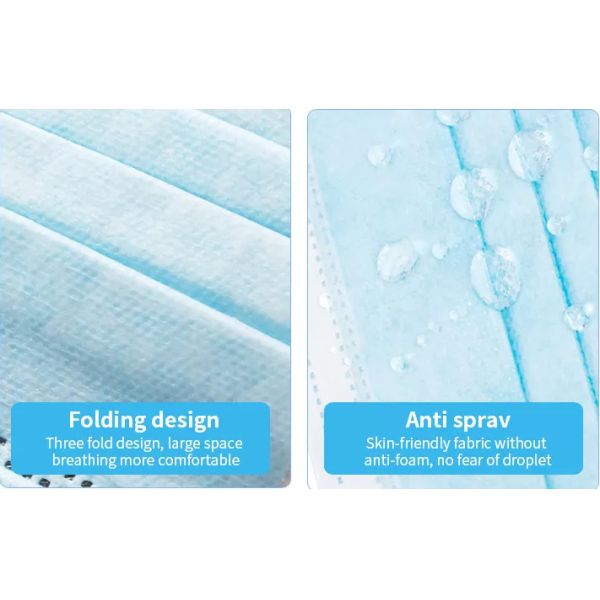Clinic Surgical Medical Disposable Protective Face Mask For Dust Prevention