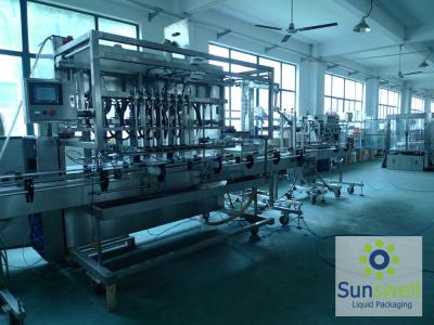 High Speed Automated Piston Filling Machine Rotary Monoblock For Bottling Edible Oil
