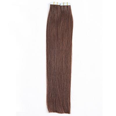 Brazilian Peruvian PU Tape Hair Extensions , Glue In Hair Extensions Bundles